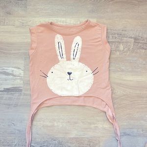 Girls Bunny crop top 4/5